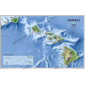 National Geographic Map Hawaii (89 x 58 cm)