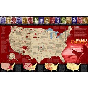 National Geographic Map Indian Country
