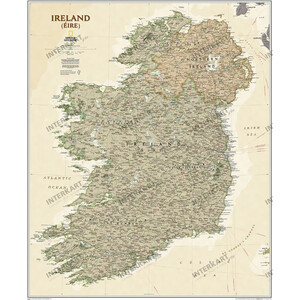 National Geographic Map Irland (76 x 91 cm)