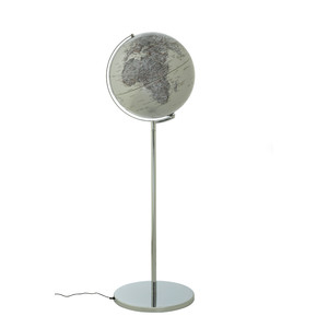 emform Floor globe Sojus Silver 43cm