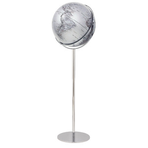 emform Floor globe Apollo 17 Silver 43cm