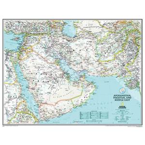 National Geographic Map Afghanistan, Pakistan &amp; the middle east