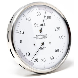 Fischer Weather station Sauna-Thermohygrometer 160 mm