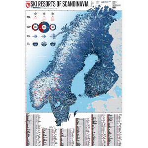 Marmota Maps Regional map Ski Resorts of Scandinavia