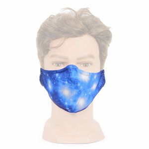 Masketo face mask white with astronomy theme Pleiades 1 piece