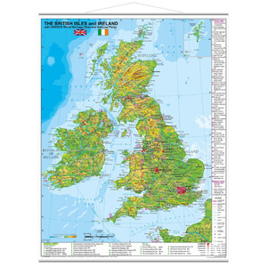 Stiefel Map The British Isles and Ireland (68 x 98 cm)