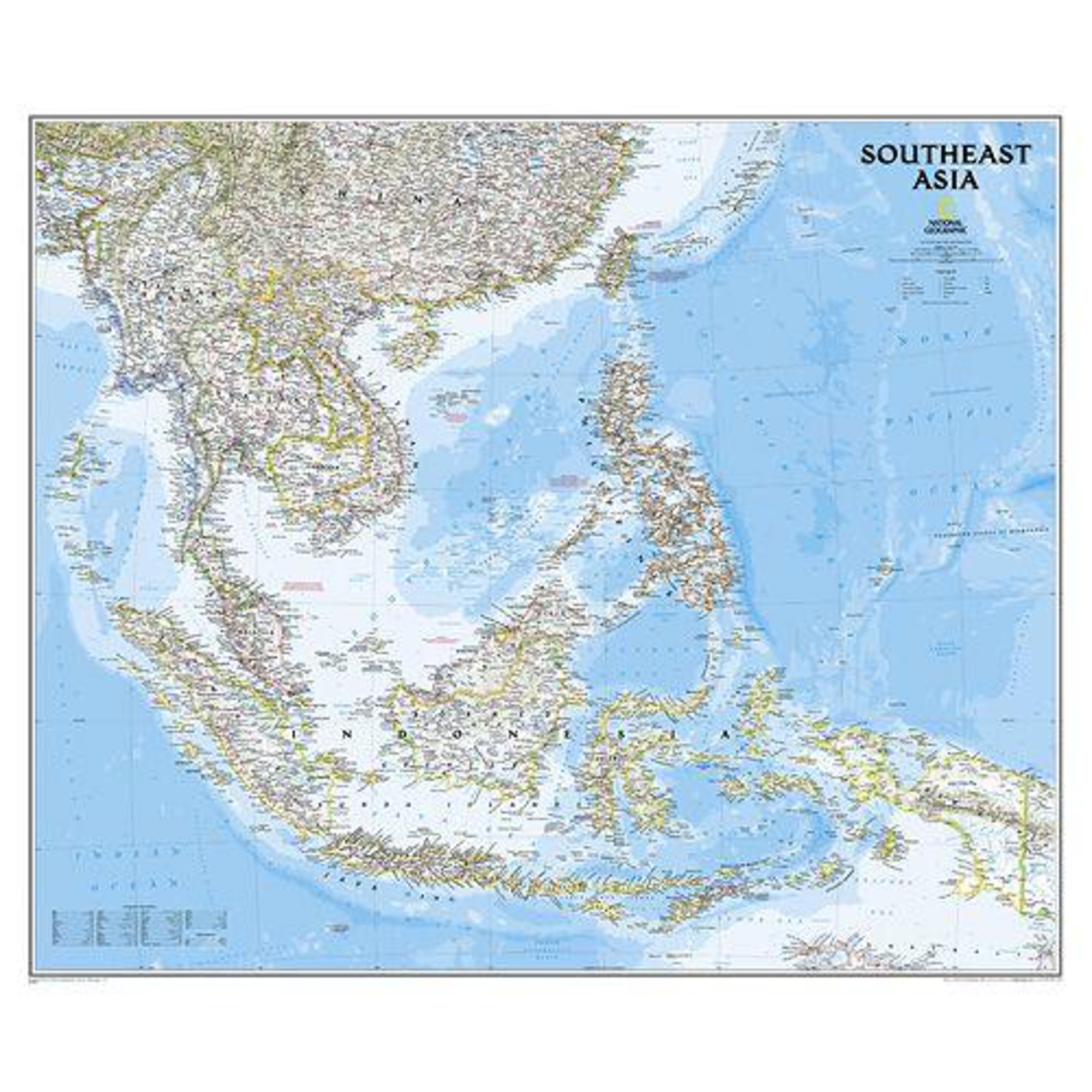 National Geographic Map Of South Asia National Geographic Map Of South Asia