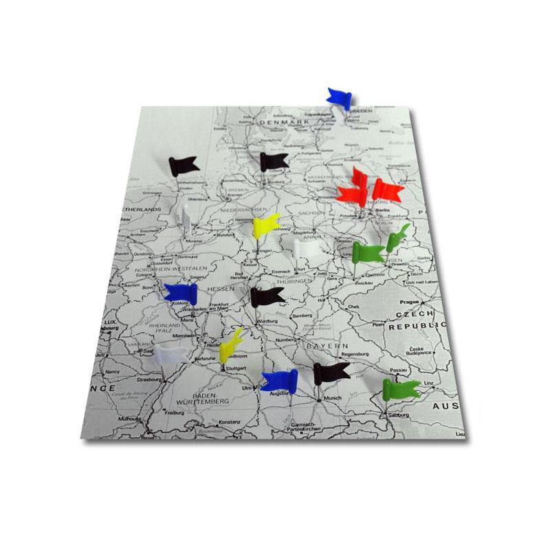 20 marker flags, assortment of colours