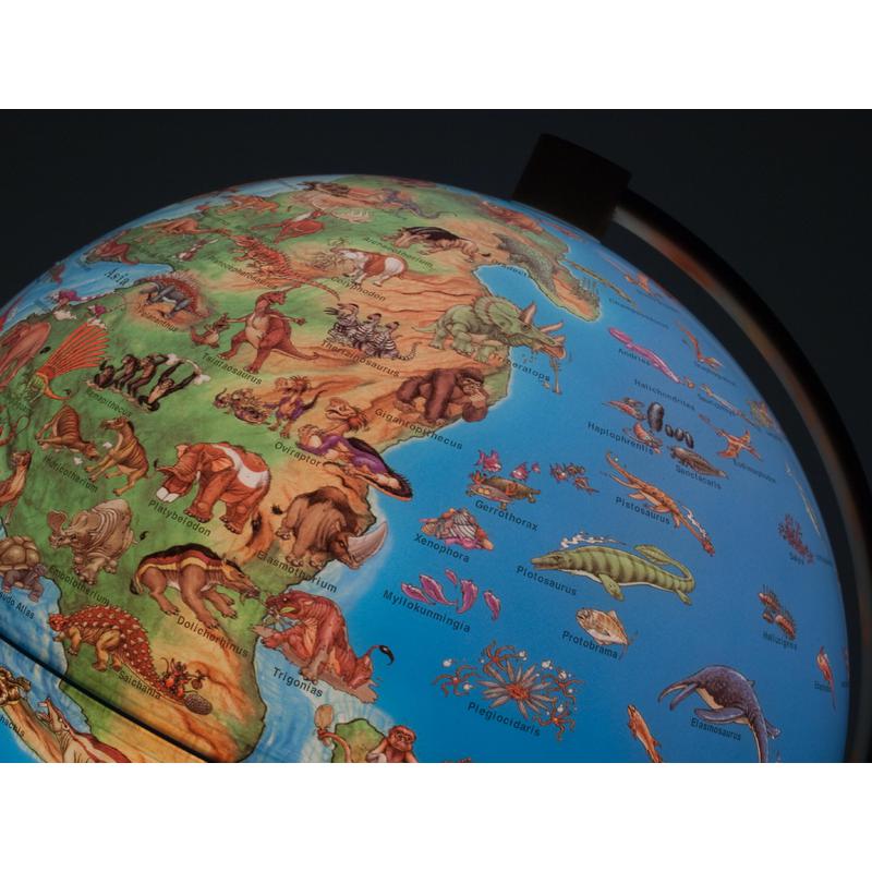 Stellanova DinoZ kids-Illuminated Globe prehistoric world 28cm