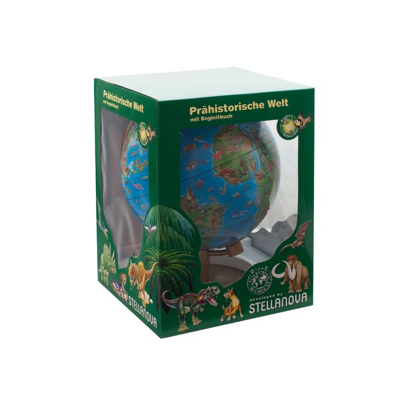 Stellanova DinoZ kids-Illuminated Globe prehistoric world 28cm