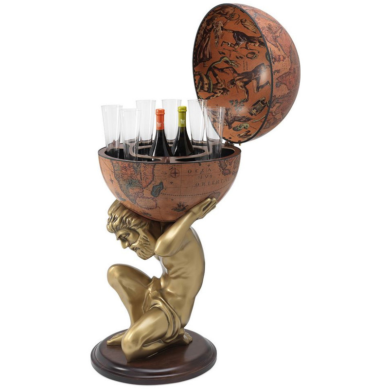 Zoffoli living Globe Bar Atlas 50cm