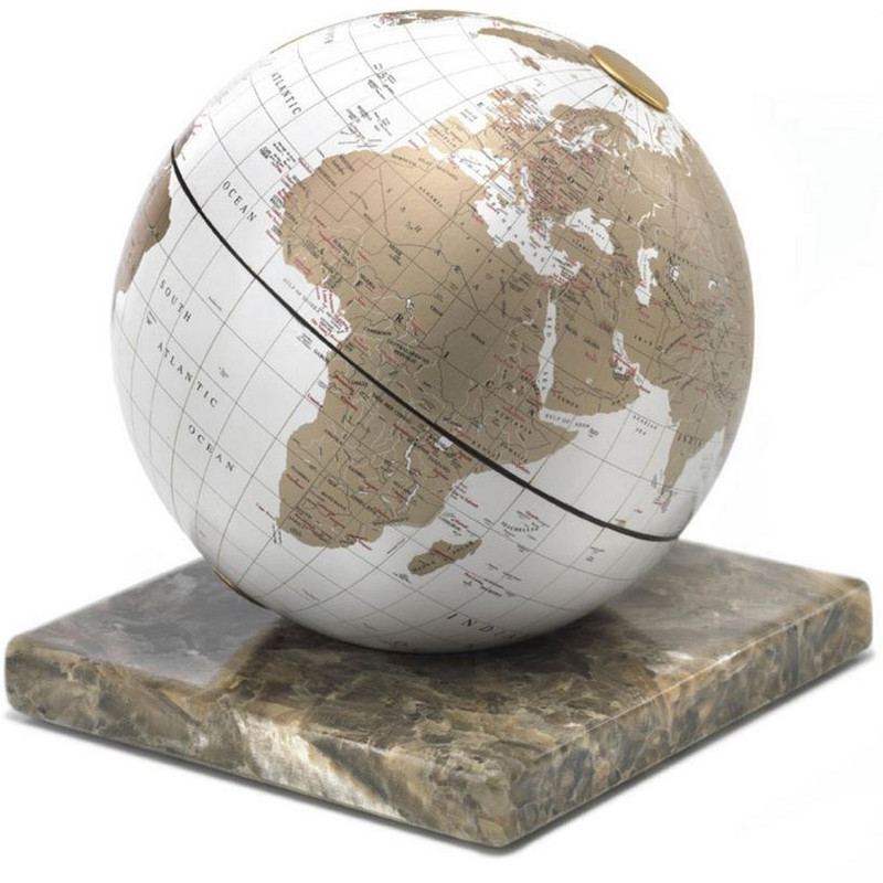 Zoffoli living Globe Stone White 22cm