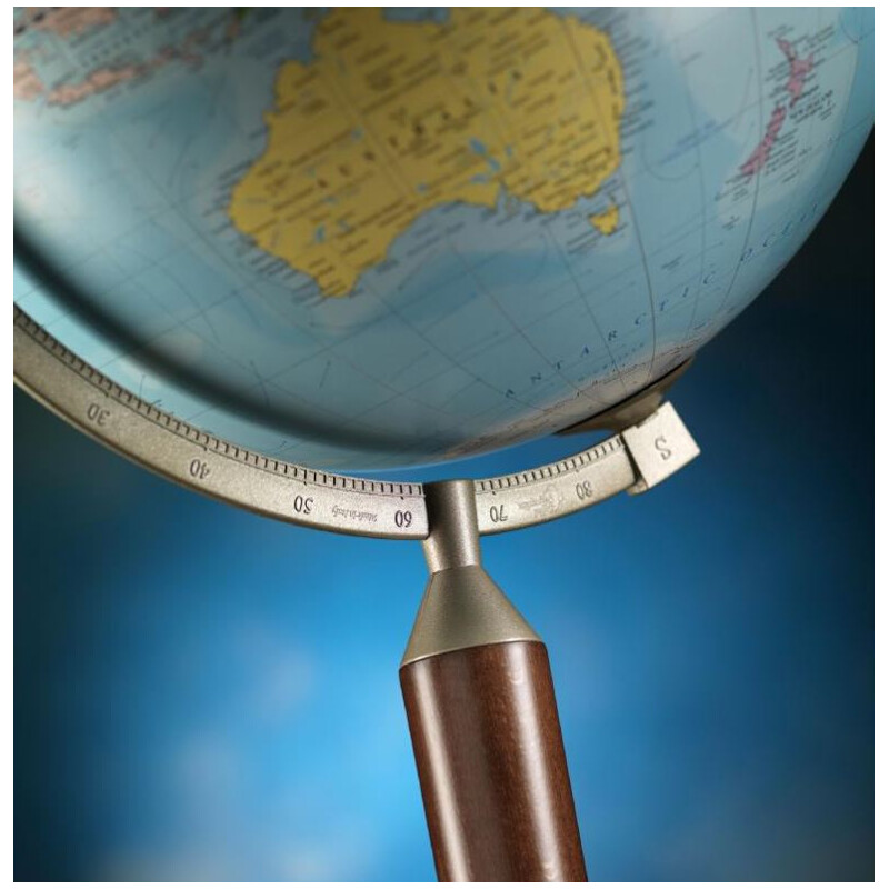 Zoffoli living Floor globe Vasco da Gama Light Blue 40cm