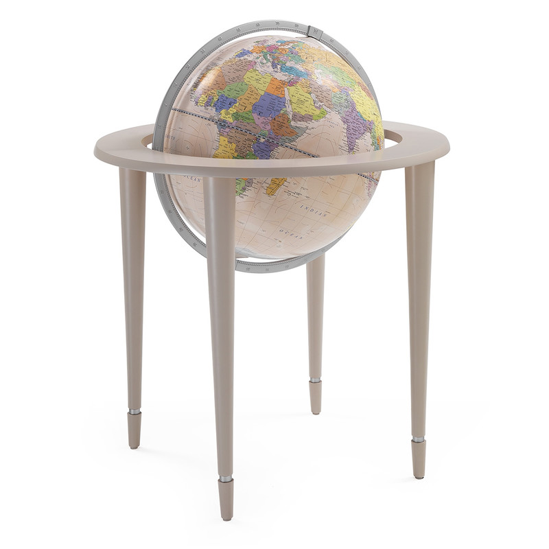 Zoffoli living Floor globe Amerigo Vespucci Rosa antico 40cm
