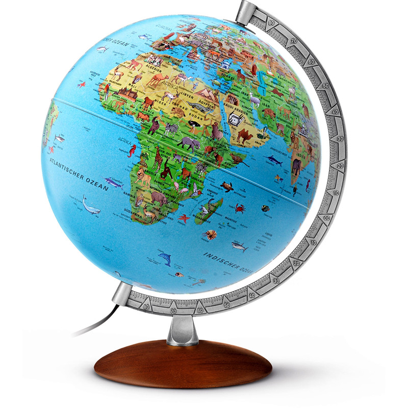 Räthgloben Children's globe silver 30cm (Spanish)