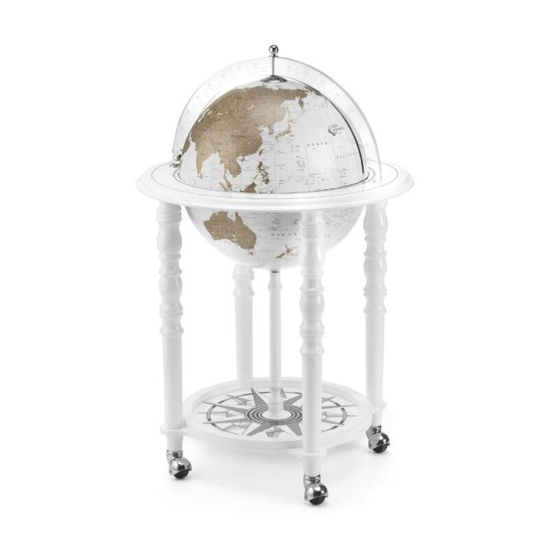 Zoffoli living Globe Bar Elegance White 40cm