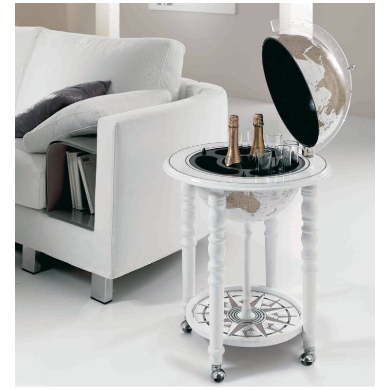 Zoffoli living Globe Bar Elegance White 40cm