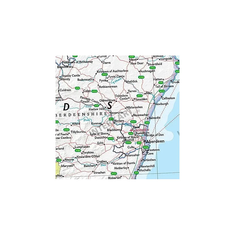 National Geographic Map Scotland