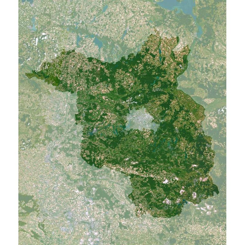 Planet Observer Regional map Brandenburg