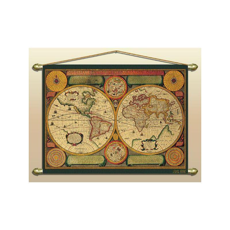 Zoffoli living Antique map (reproduction) No. 309/2