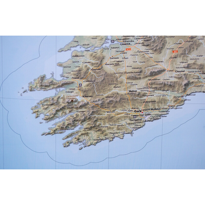 GeoMetro Map United Kingdom (100 x 140 cm)