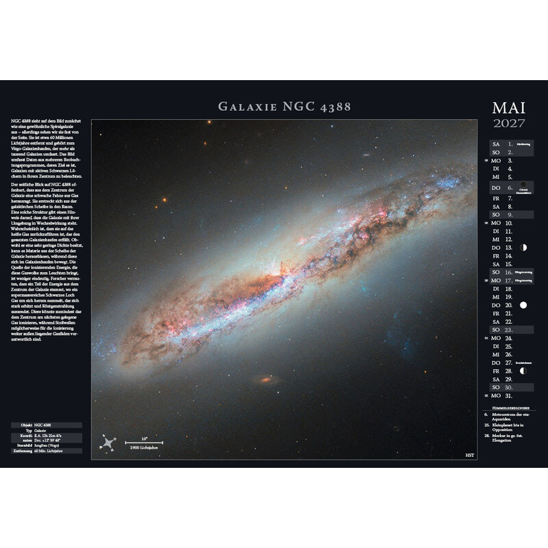 Astronomie-Verlag Calendar Weltraum-Kalender 2027