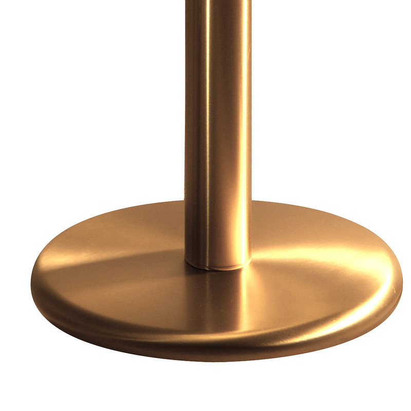 Columbus Floor globe Duo Azzurro Stainless Steel/ Wenge 40cm