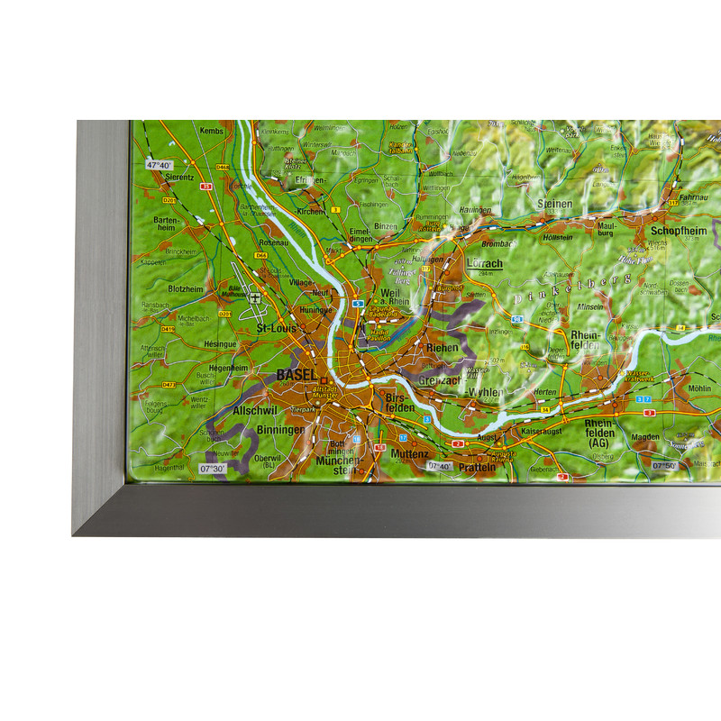 Georelief Regional map Black Forest