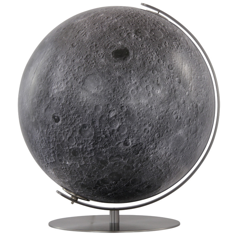 Columbus Moon globe, 51cm, hand-finished