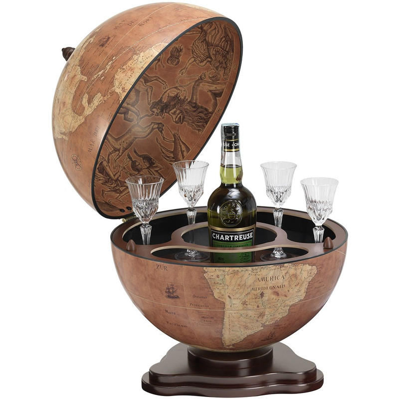 Zoffoli living Globe Bar Galileo Rust 40cm