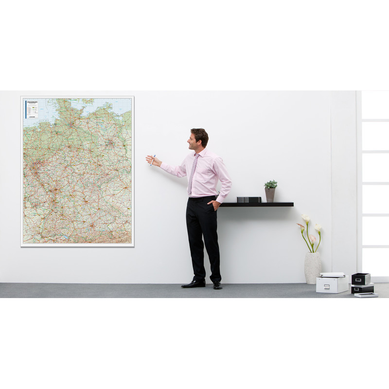 Bacher Verlag road map Germany 1:500.000 laminated