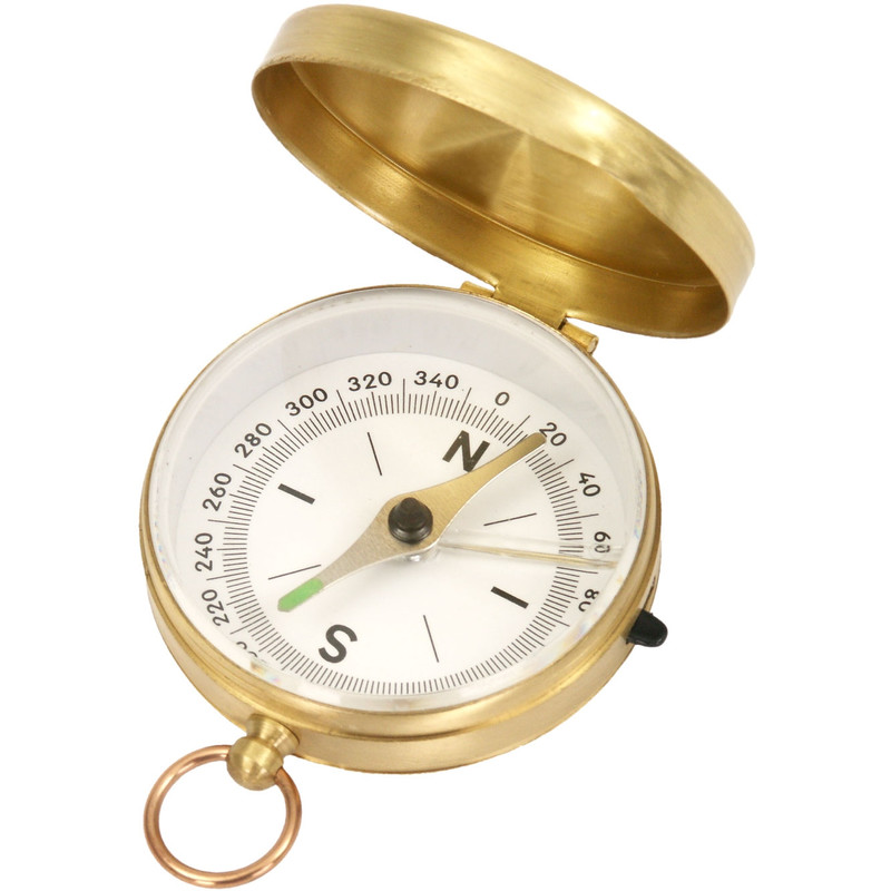 K+R ORBIT BRASS pocket compass