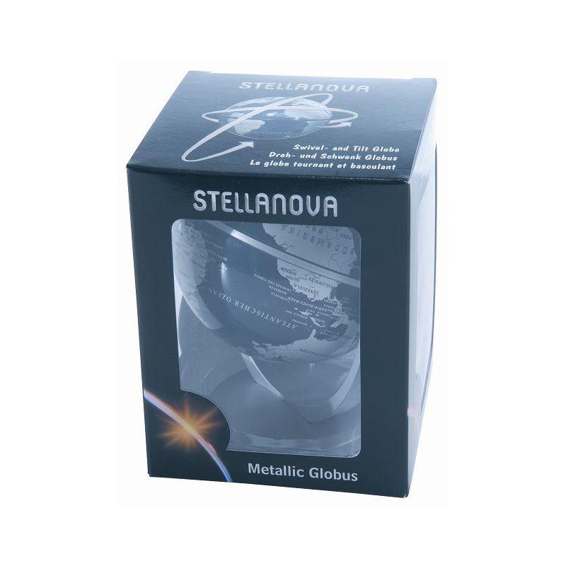 Stellanova Rotating globe 891081, silver metallic/silver