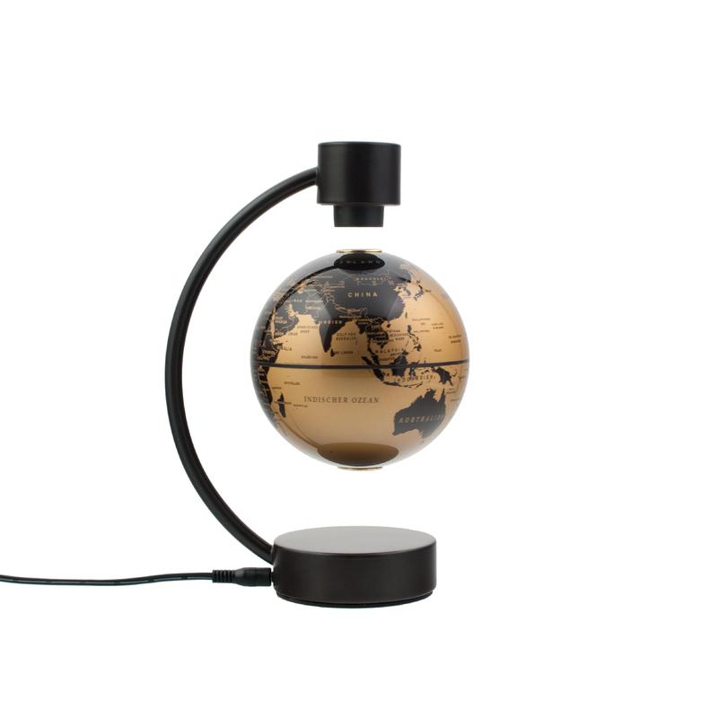 Stellanova Floating globe 891092, metallic gold-brown