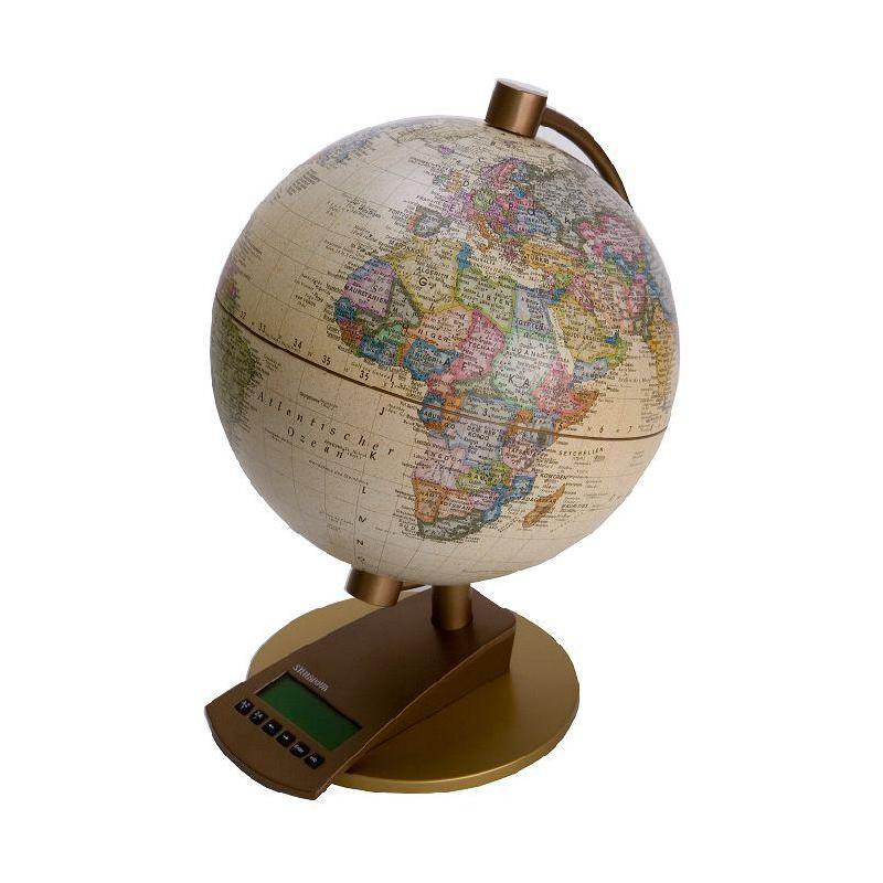 Stellanova World Time Globe antique 20cm (German)