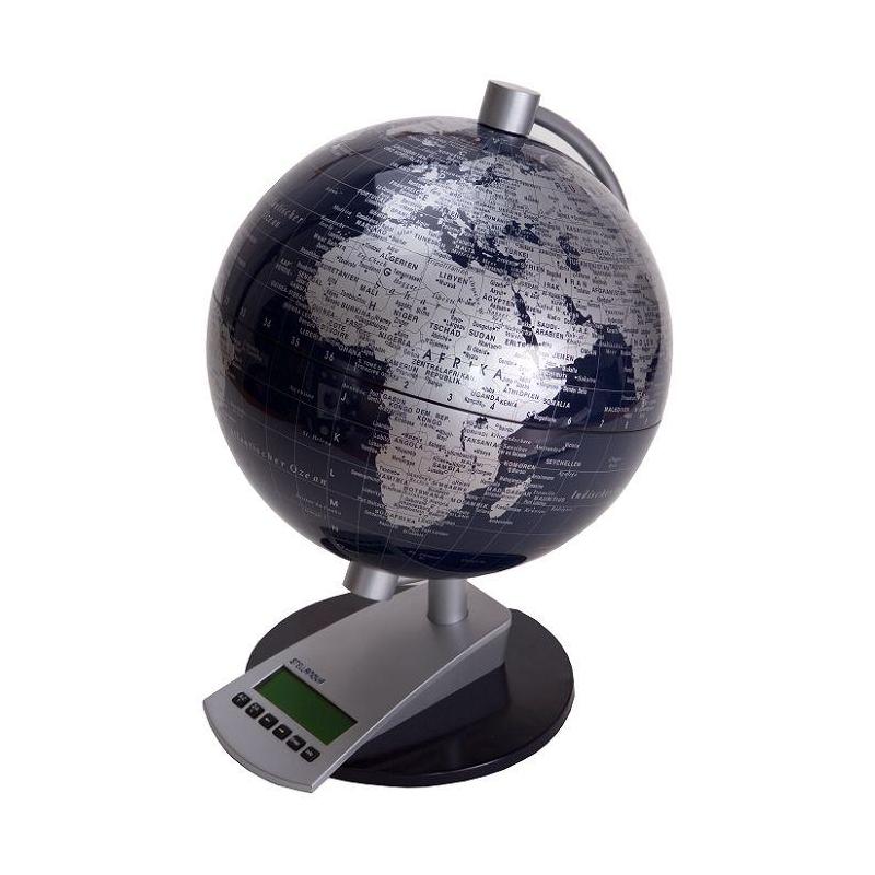 Stellanova World Time Globe black 20cm (German)