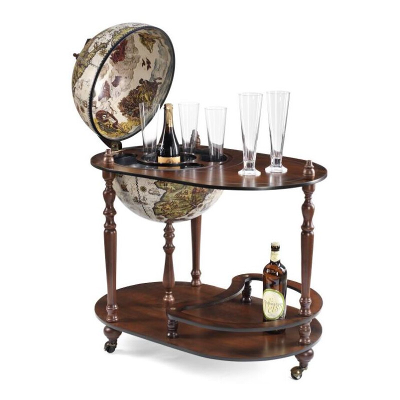 World globe discount drinks trolley