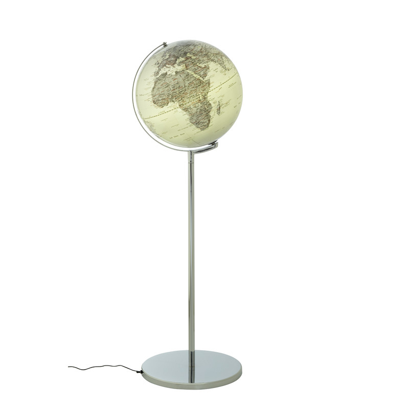emform Floor globe Sojus Silver 43cm