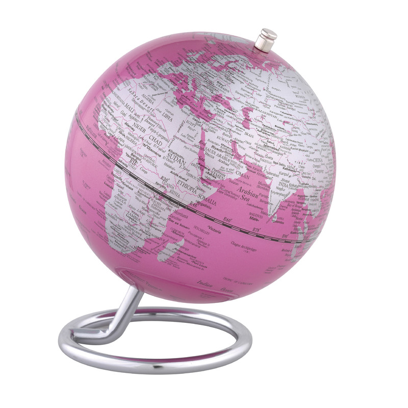 TROIKA Mini globe Galilei Pink 13,5cm