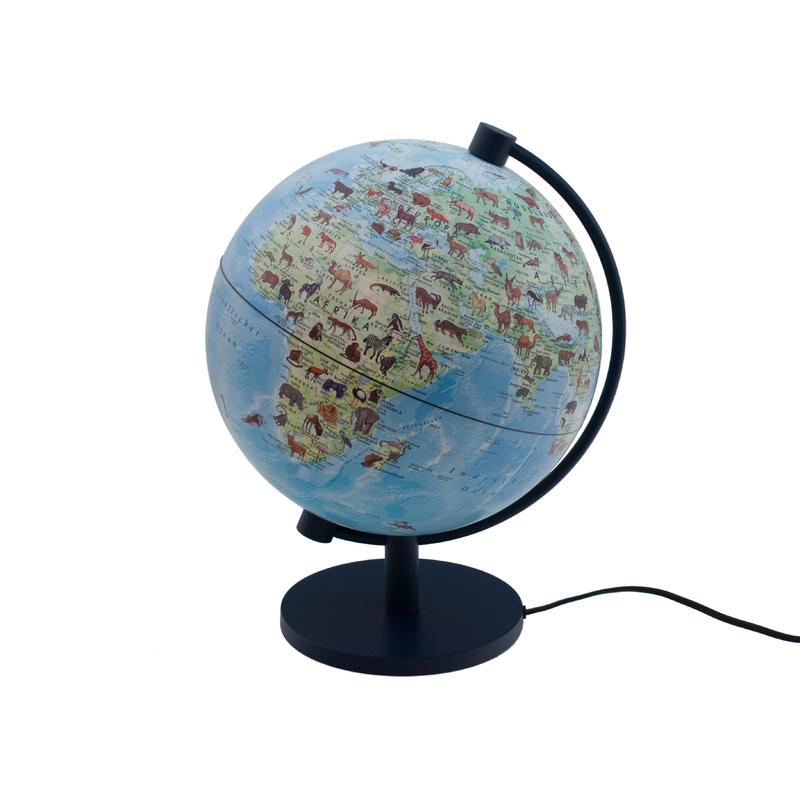 Stellanova Children's illuminated globe with animal encyclopaedia 892818