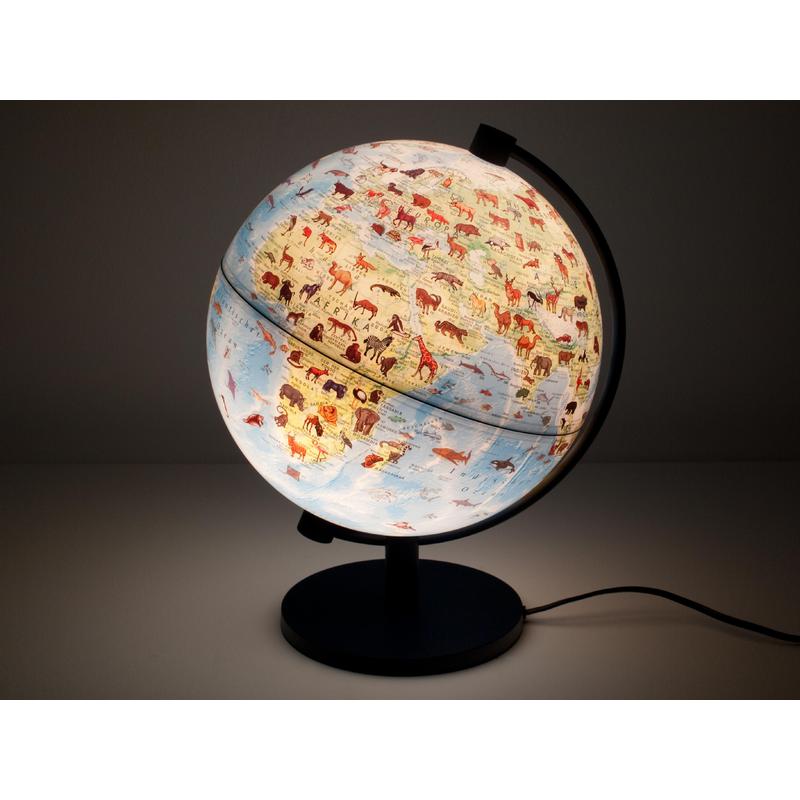 Stellanova Kids-Illuminated Globe with animal Encyclopedia 882818