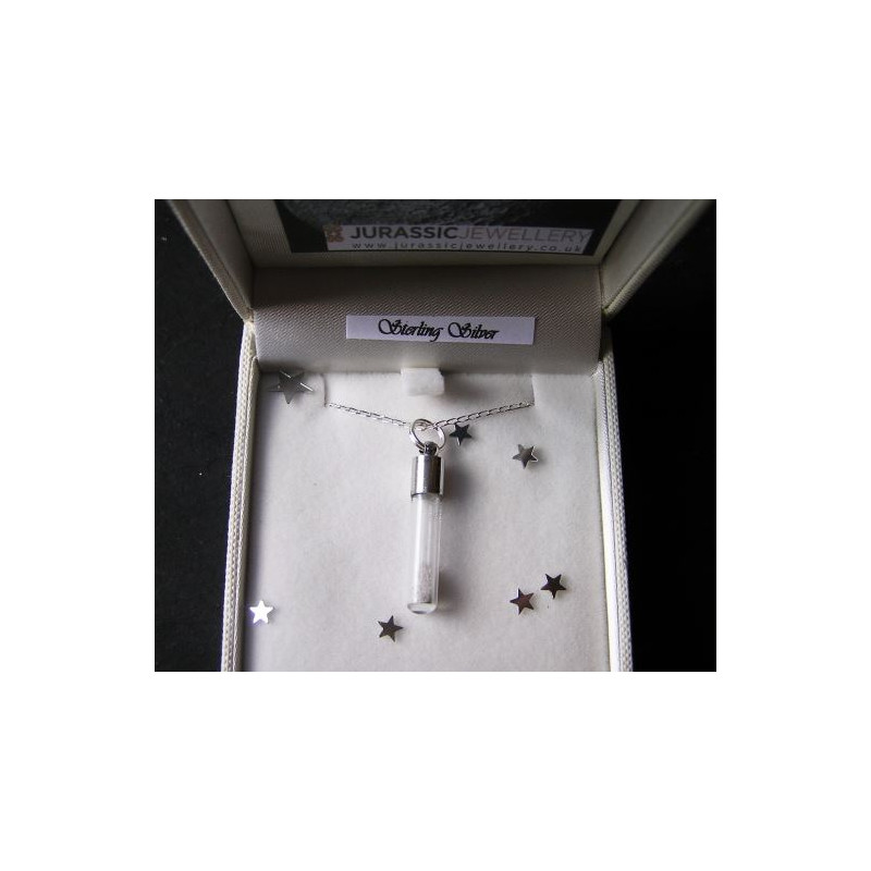 Jurassic Jewellery Meteorites Moon Dust Necklace (Tube)