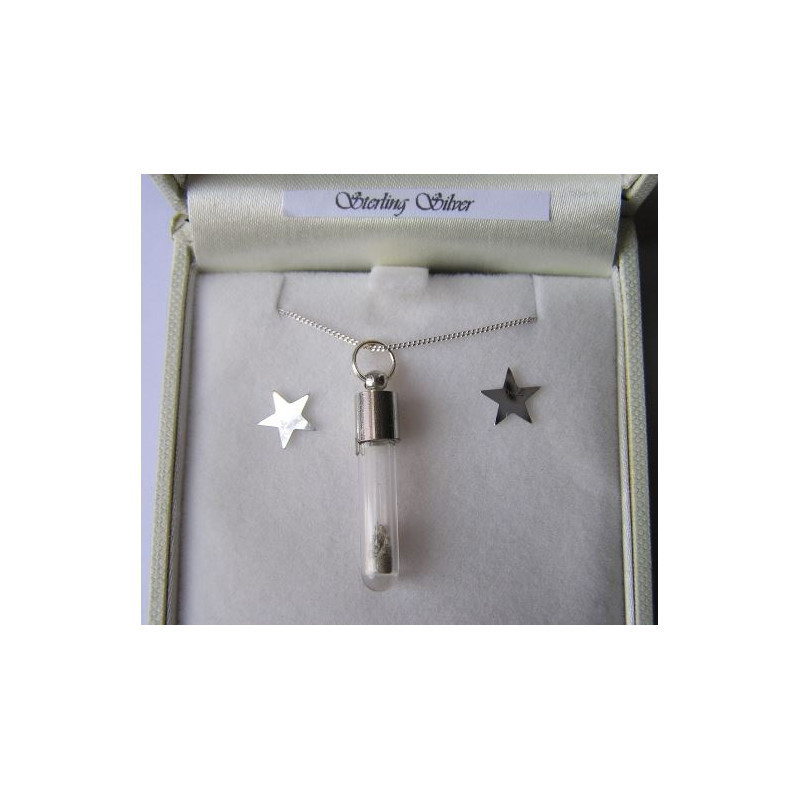 Jurassic Jewellery Meteorites Mars Dust Necklace (Tube)