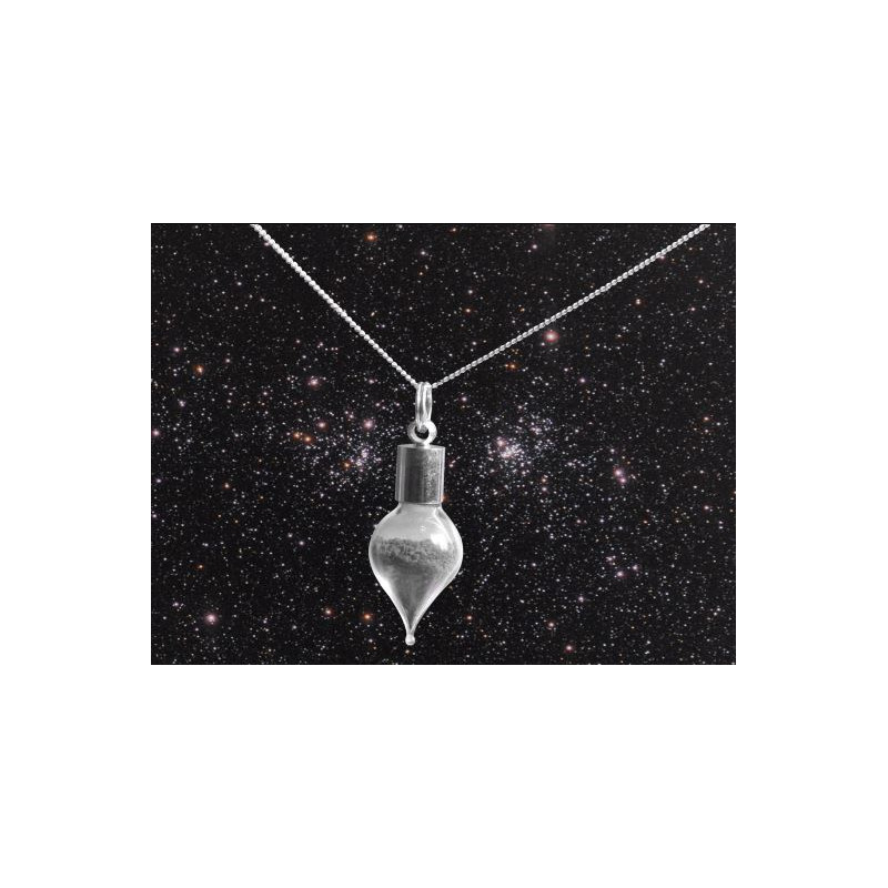 Jurassic Jewellery Meteorites Stardust Meteorite Vial Necklace (Teardrop)