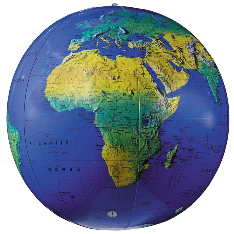 Replogle Inflatable globe topographical, 40cm