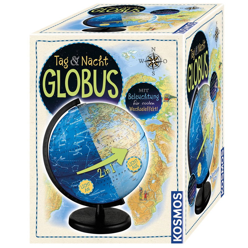 Kosmos Verlag Childrens globe Tag und Nacht Globus 26cm