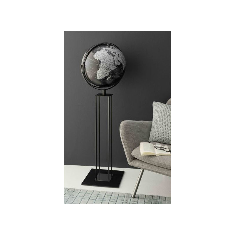 TROIKA Floor globe Worldtrophy Matt Black 42,5cm