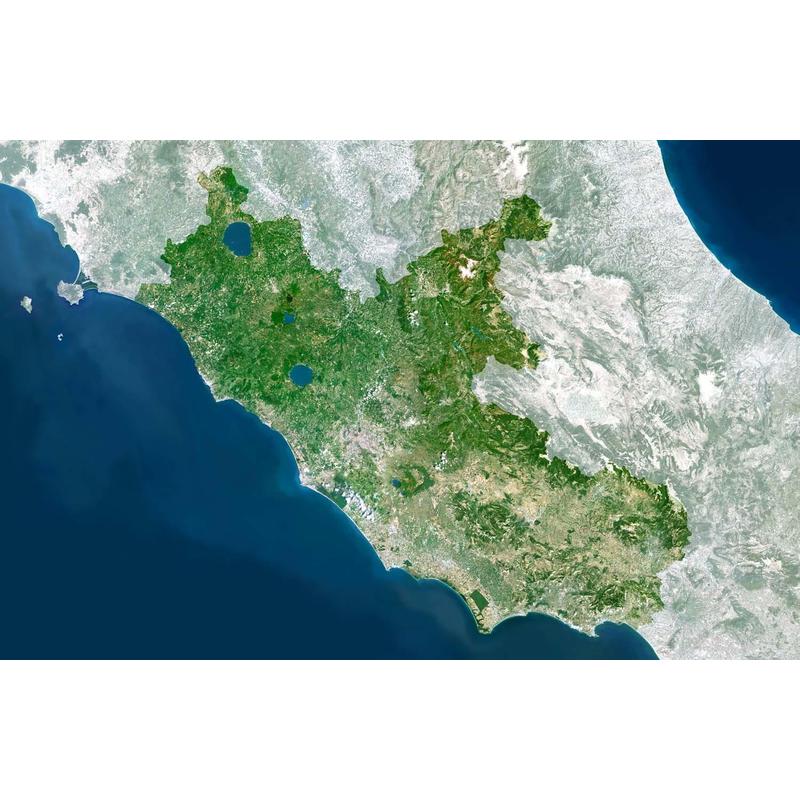 Planet Observer Regional map region Lazio