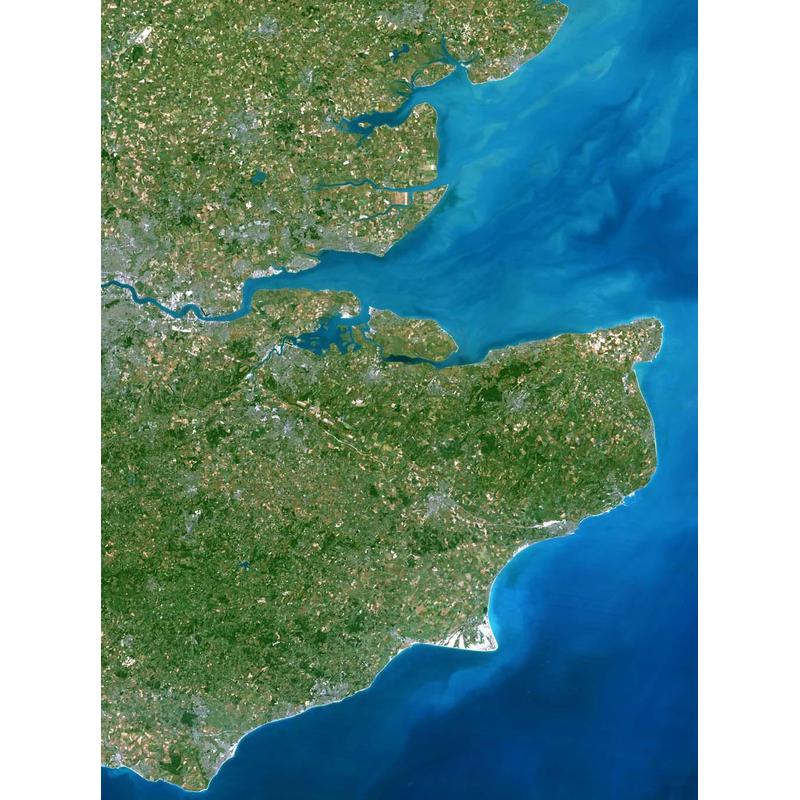 Planet Observer Regional map region Kent &amp; Thames Estuary