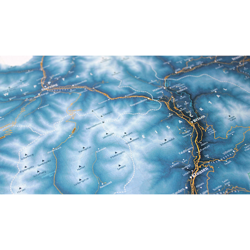 Marmota Maps Regional map South Tyrol Ski Blue
